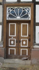 Typical Schwalm door in Gungelshausen.