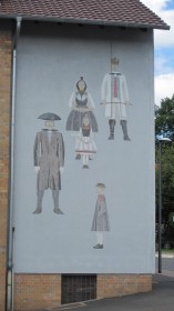 Wall painting in Willingshausen.