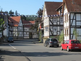 half-timber houses in Völkershausen