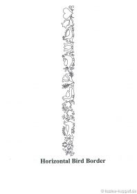 Horizontal Bird Border - download